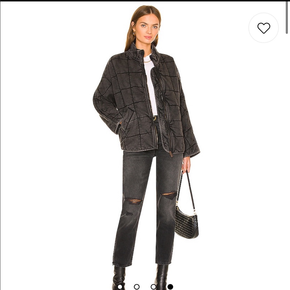 Free People Quilted Dolman Jacket